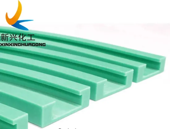 2020 Chain Guide Profile CT2 for Dublex Roller Chains, Wear Resistant UHMWPE Plastic Chain Guides
